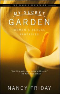 My Secret Garden book cover with a close up of a lily.
